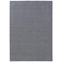 VNITŘNÍ a venkovní koberec Lou Modrá 140x200 cm - modrá, plast/umělá hmota (140/200cm) - benuta