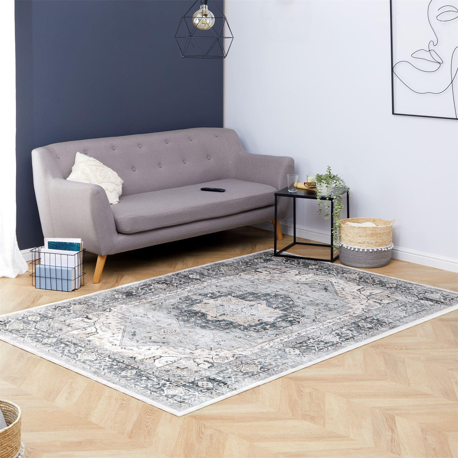 TEPPICH TRADITIONAL - Greige, Textil (160/230cm) - IDIMEX