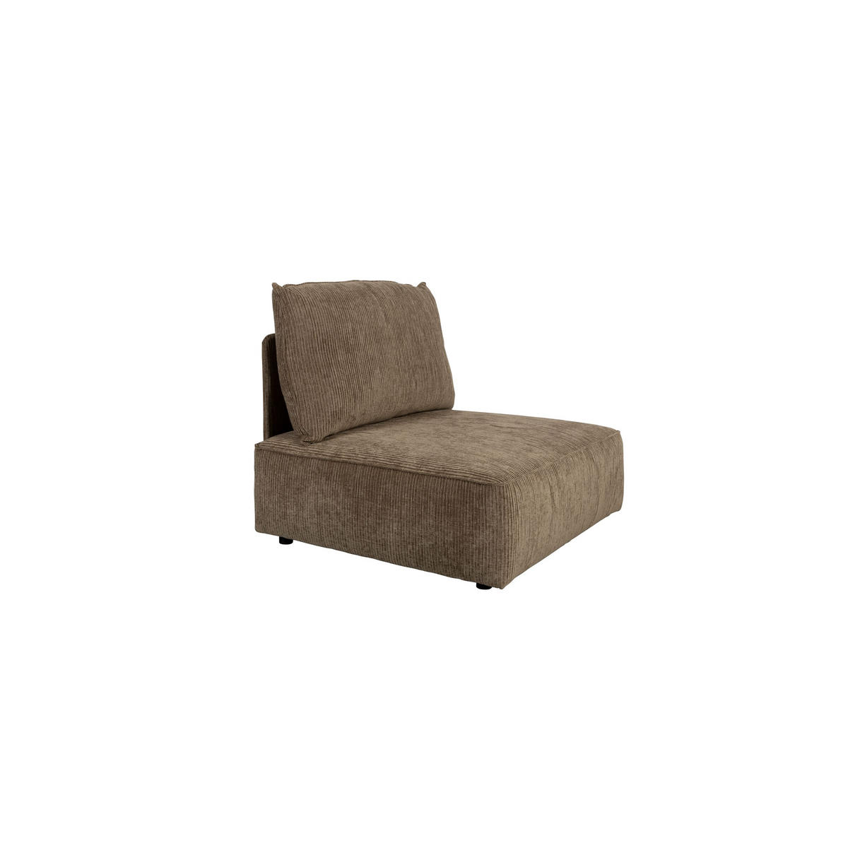 SOFA ELEMENT Hunter Rückenlehne Moss/ Grün - Braun/Grün, Textil (99/87/100cm) - Zuiver