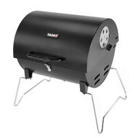 HOLZKOHLEGRILL CHAROX Tragbar - Schwarz, Metall (50/54/46cm) - TAINO