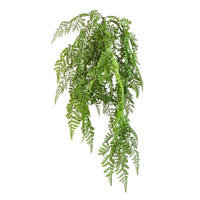 KUNSTPFLANZE Künstlicher Hänge-Wurmfarn - Bennett 60 cm - Grün, Kunststoff (60cm) - aplanta