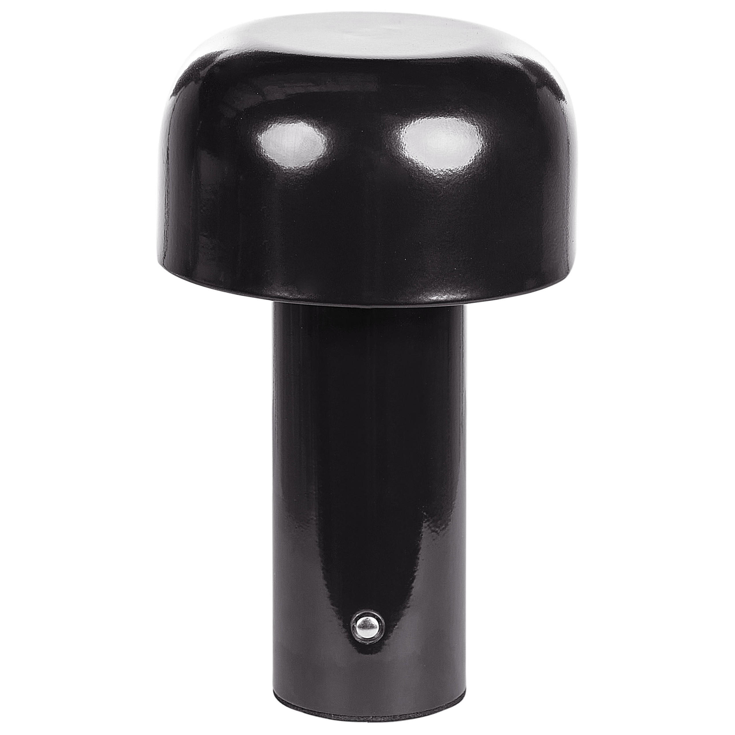 LED-TISCHLEUCHTE Schwarz Besos - Schwarz, Metall (12/12/21cm) - Beliani