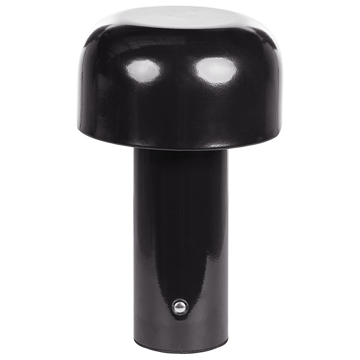 LED-TISCHLEUCHTE Schwarz Besos - Schwarz, Metall (12/12/21cm) - Beliani