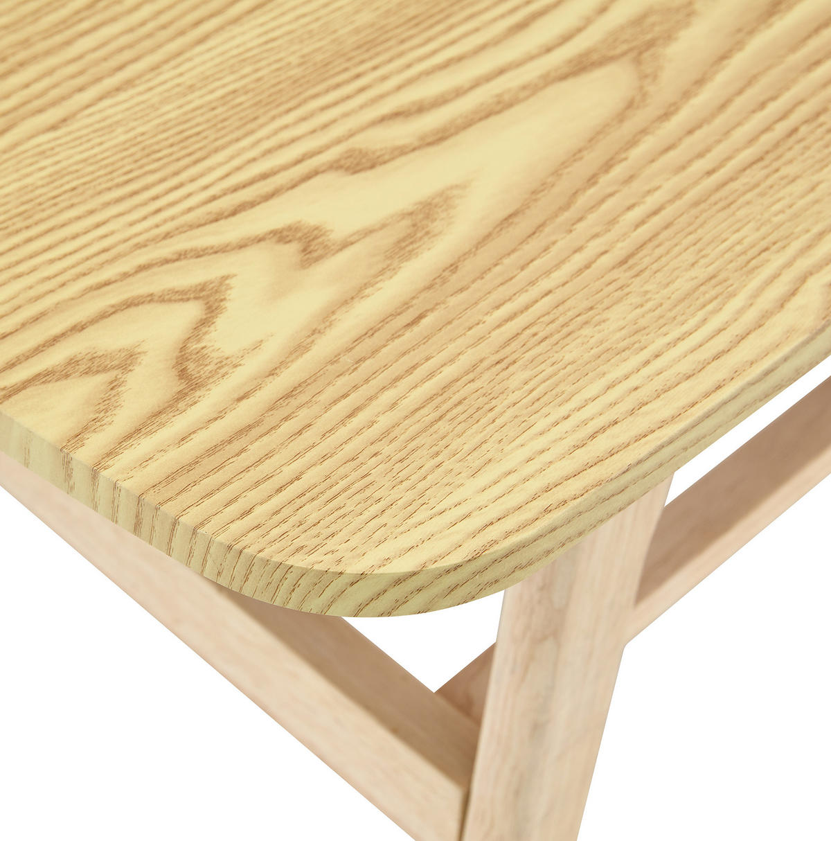 COUCHTISCH 100/48/42 cm cm holzfarben aus Holz mit 2 Ablagen - Eichefarben, Holz (100/48/42.5cm) - OKWISH