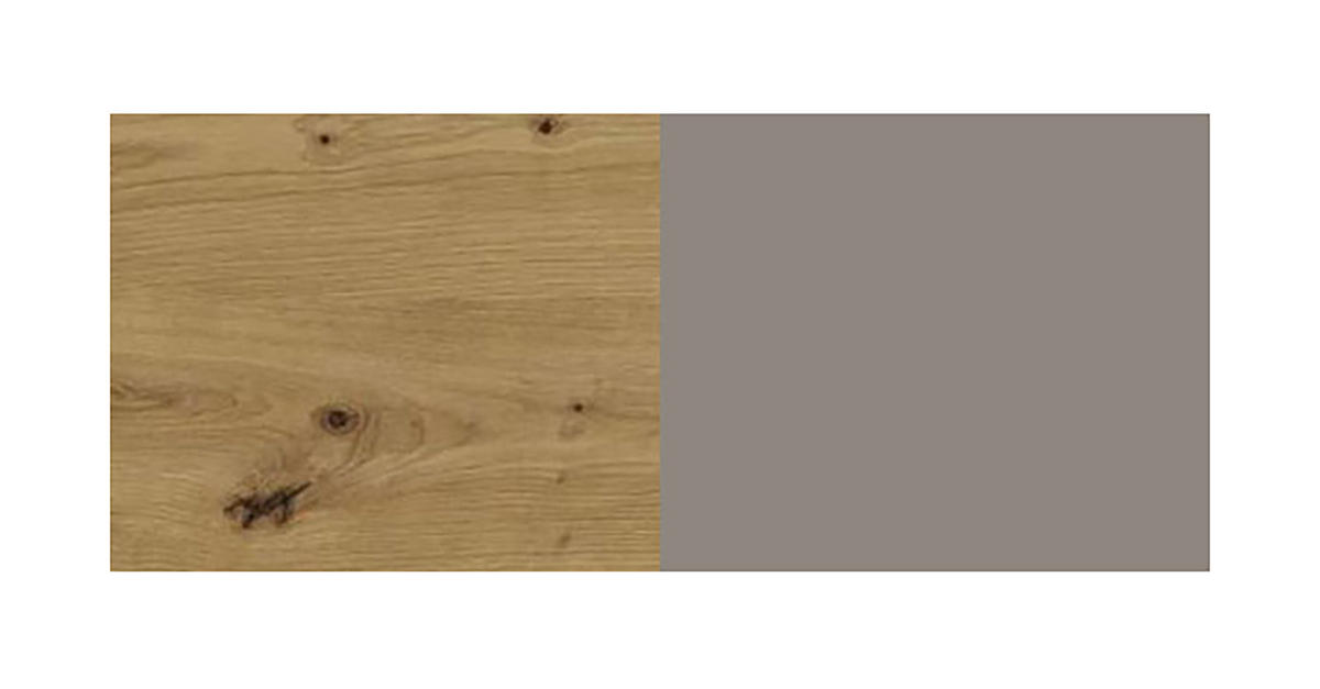 APOTHEKERSCHRANK Bonn D1D/40 Stone Grey Matt / Eiche Artisan 40 / 50 / 82cm - Graubraun/Eiche Artisan, Holz/Holzwerkstoff (40/82/50cm) - Feldmann-Wohnen