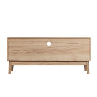 TV-LOWBOARD 110/40/48 cm mit Soft-Close und Kabeldurchlass in Eiche - Braun, Holzwerkstoff (110/48/40cm) - BEAOK