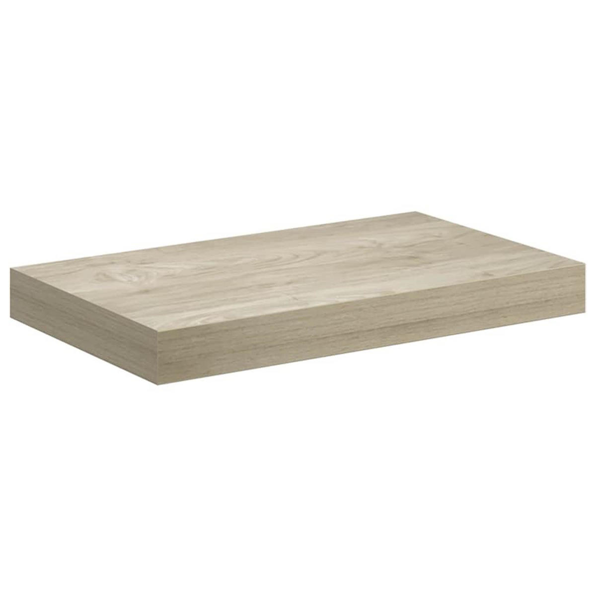 WANDBORDSET 2-teilig 40/23/3,8 cm aus Mdf Eichefarben - Eichefarben, Holzwerkstoff (40/3.8/23cm) - vidaXL