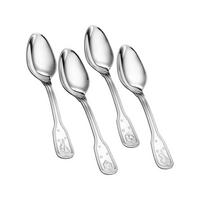 KAFFEELÖFFEL-SET Holly silber 14,2 cm 4er Set - Silberfarben, Metall - Ritzenhoff Breker