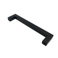 MÖBELGRIFF Schwarz 10er-Set 128 mm Edelstahl - Schwarz, Metall (1.2/5/14cm)
