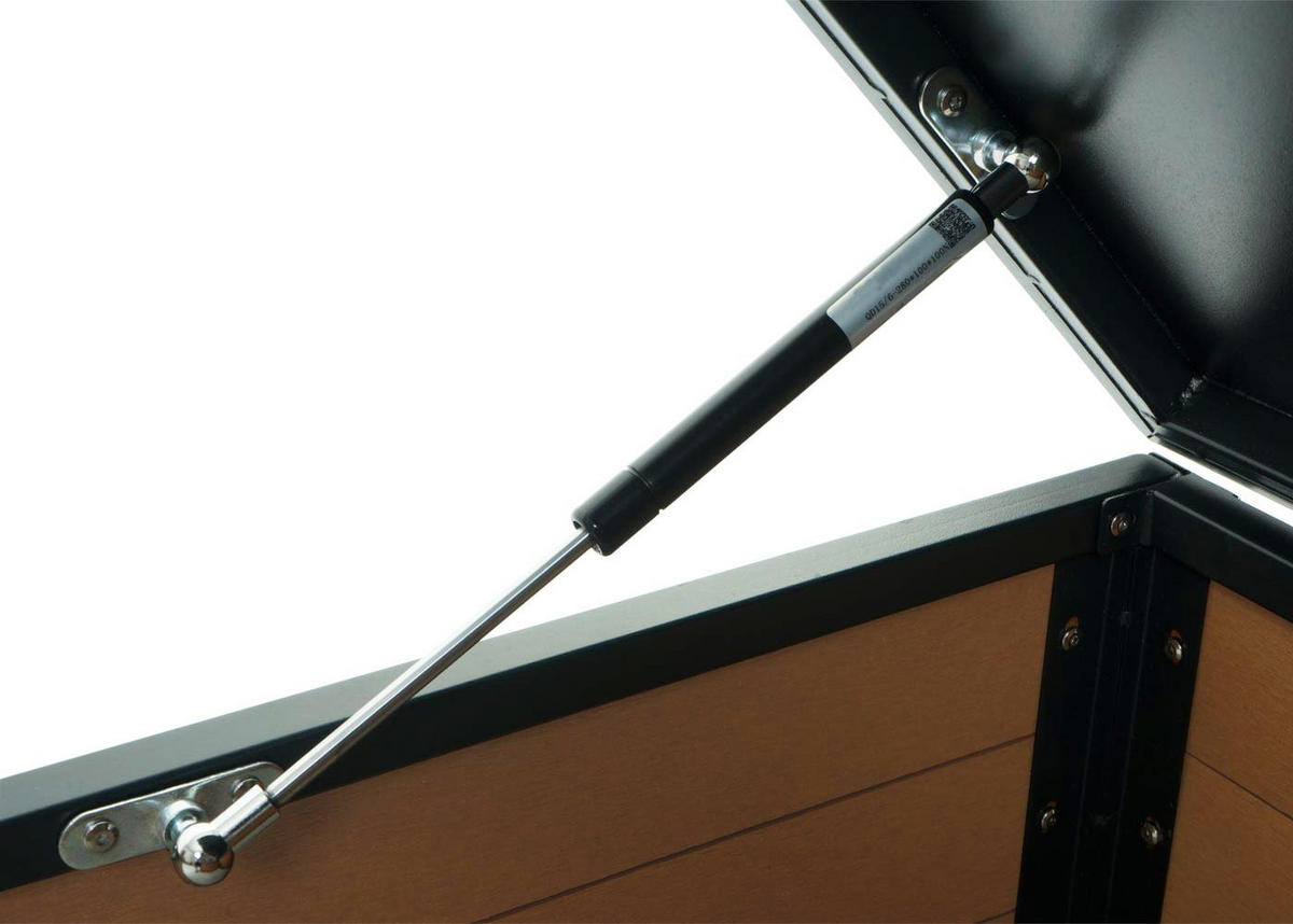 XL-MÄHROBOTER-GARAGE MIT DECKEL Eiche hell, anthrazit - Anthrazit/Eiche Artisan, Kunststoff (70/43/90cm) - MCW