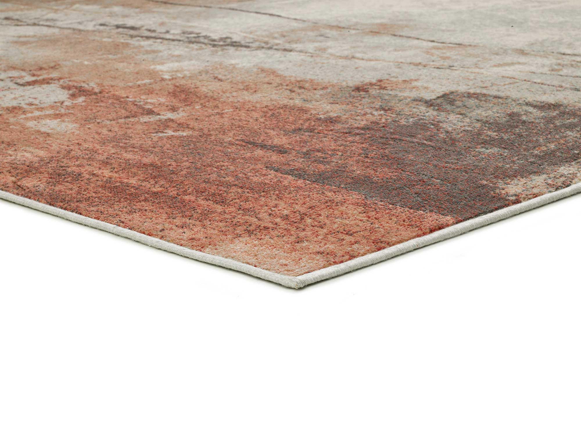 WEBTEPPICH Creme Bleik 135/195 cm - Rostfarben/Beige, Textil (135/195cm) - Atticgo