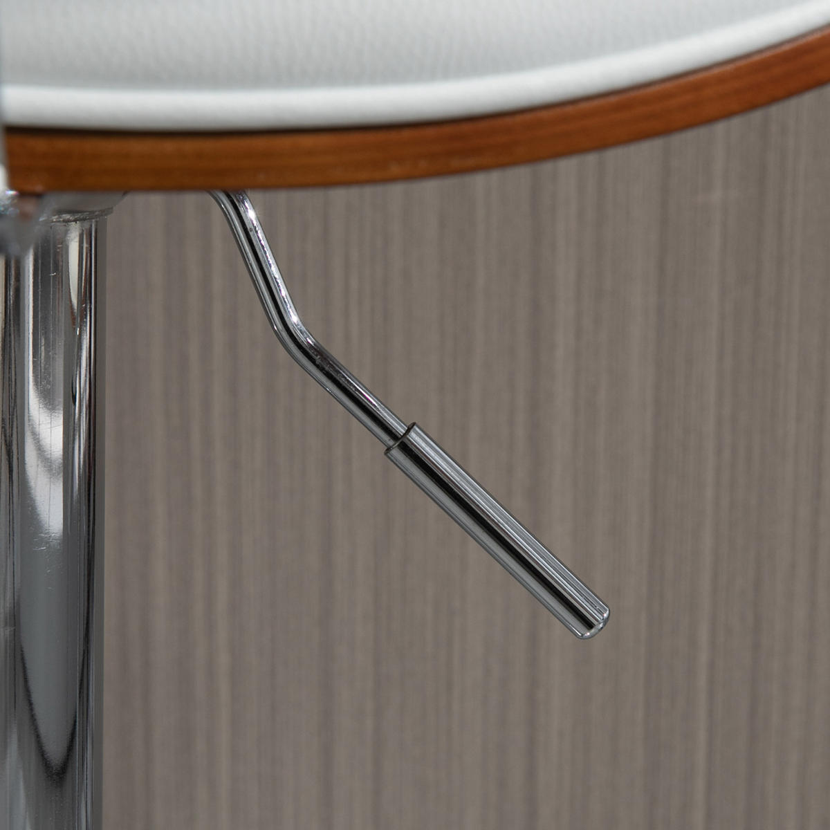 BARHOCKER 2er-Set DE-14731 höhenverstellbar & schwenkbar Weiß - Weiß, Metall (52/112/53cm) - ComfortXL