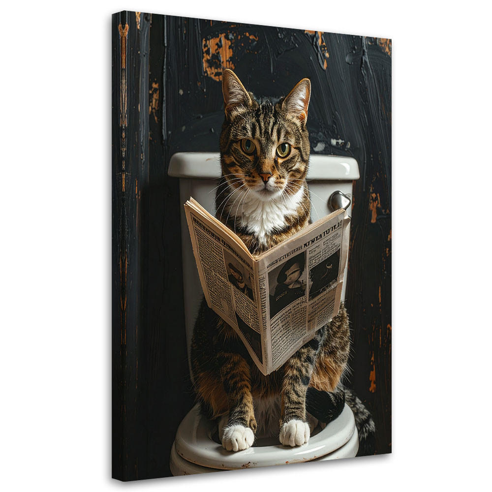 LEINWANDBILD Tiere 60x90cm - Schwarz, Textil (60/90cm) - Feeby