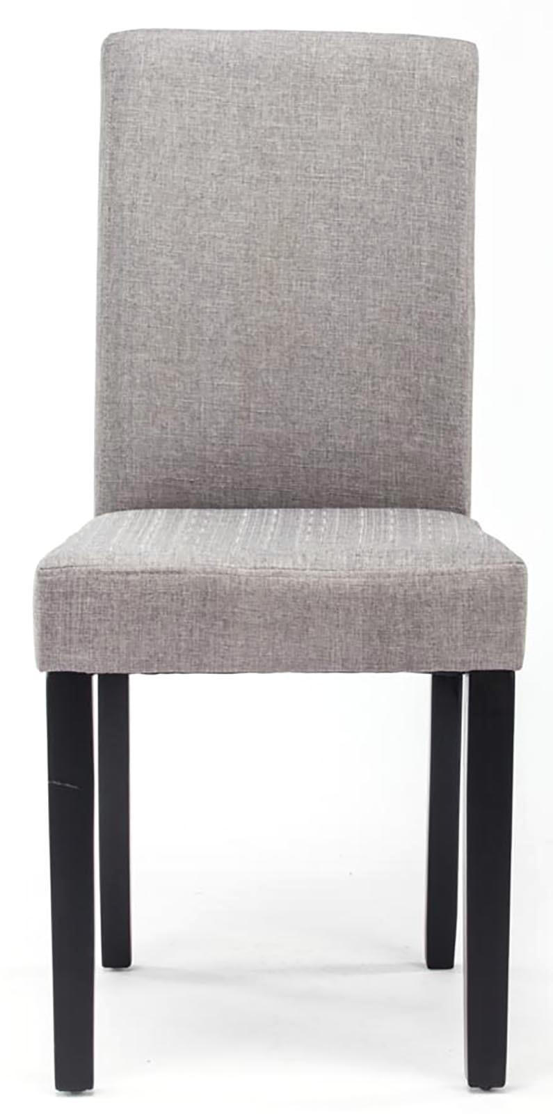 ESSZIMMERSTUHL Ines Stoff, Gestell Holz Schwarz Hellgrau - Schwarz/Grau, Holz/Textil (41/91/47cm) - TPFLiving