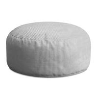 SITZSACK ROLLER Cool Gray - Hellgrau/Grau, Textil (70/40/70cm) - Dreamroots