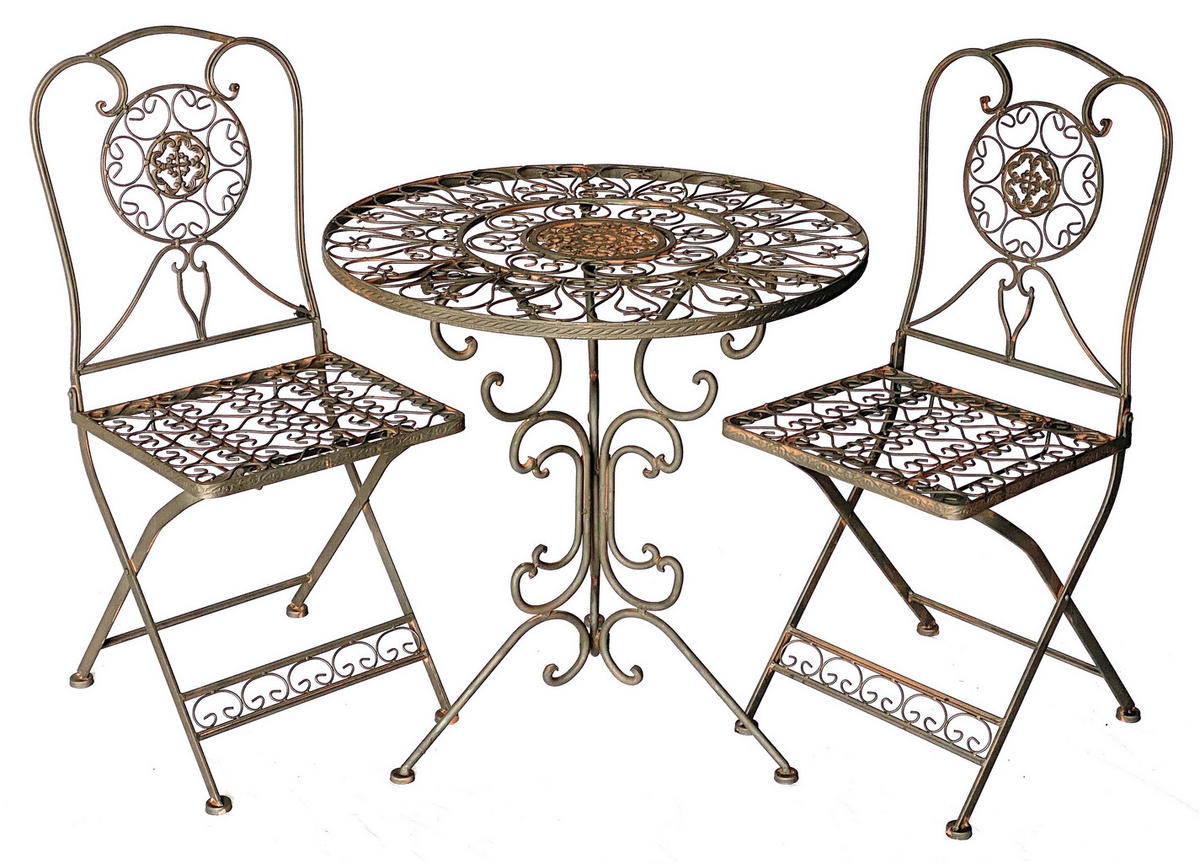 SITZGRUPPE Tecla Metall Braun - Braun, Metall - DanDiBo