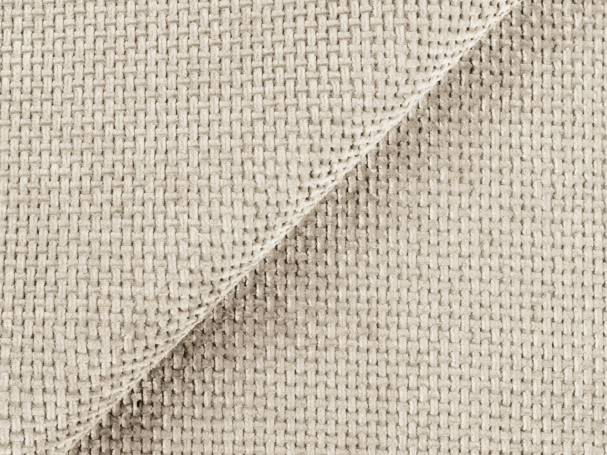 SOFAELEMENT Chenille Stoff Beige - Creme/Schwarz, Holzwerkstoff/Kunststoff (70/75/94cm) - Makamii
