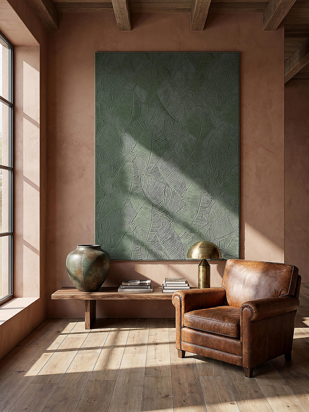 KURZFLORTEPPICH Antirutsch Abstrakt DALAR Polypropylen Waldgrün 200 x 280 cm - Grün, Textil (200/280cm) - KADIMA DESIGN