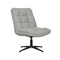 SESSEL Vince Grau 74/63/91 cm - Grau, Textil (63/91/74cm) - LABEL51