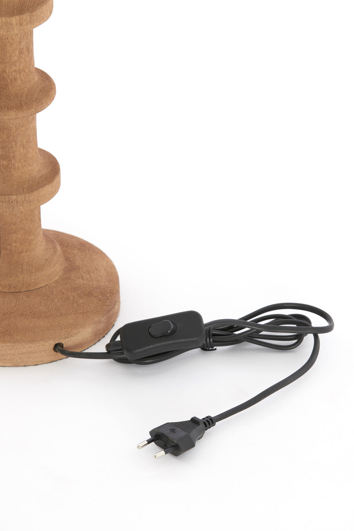 LAMPENSOCKEL Cecily Grau 16/16/45 cm - Grau, Holz (16/16/45cm) - Light & Living