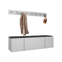MOBILIER PENTRU HOL Orion VII - alb/antracit, material plastic/compozit lemnos (168/42/46cm) - MIRJAN24