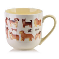 HRNEK Noah, porcelán, hnědý - hnědá, keramika (0.41L) - Mondex