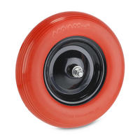 SCHUBKARRENRAD - Multicolor, Kunststoff/Metall (38.5/8.5/38.5cm) - Relaxdays