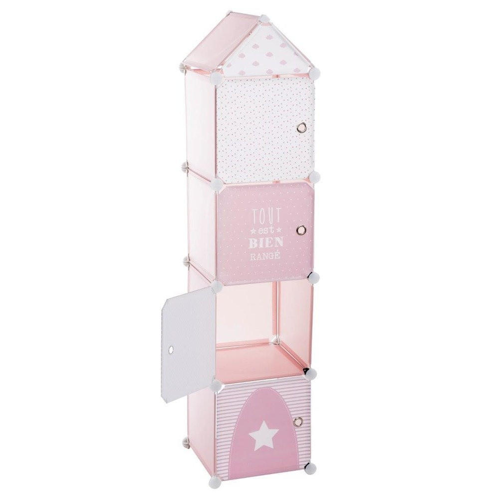Atmosphera for kids Schrank Rosa 34x140x32 cm