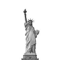 FOTOTAPETE Freiheitsstatue 93 x 279 cm - Schwarz, Papier (93/279cm) - ESTAhome