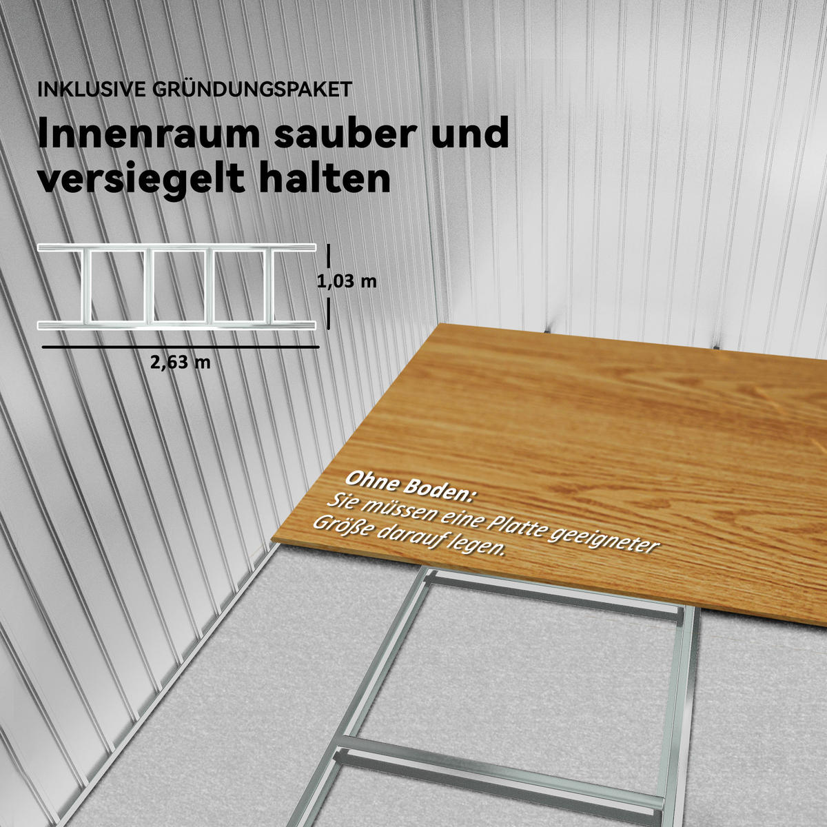 GERÄTEHAUS Gartenhaus Geräteschuppen Gartenschrank Hellgrün 277 x 195 x 192 cm - Hellgrün, Metall (195/192/277cm) - Outsunny