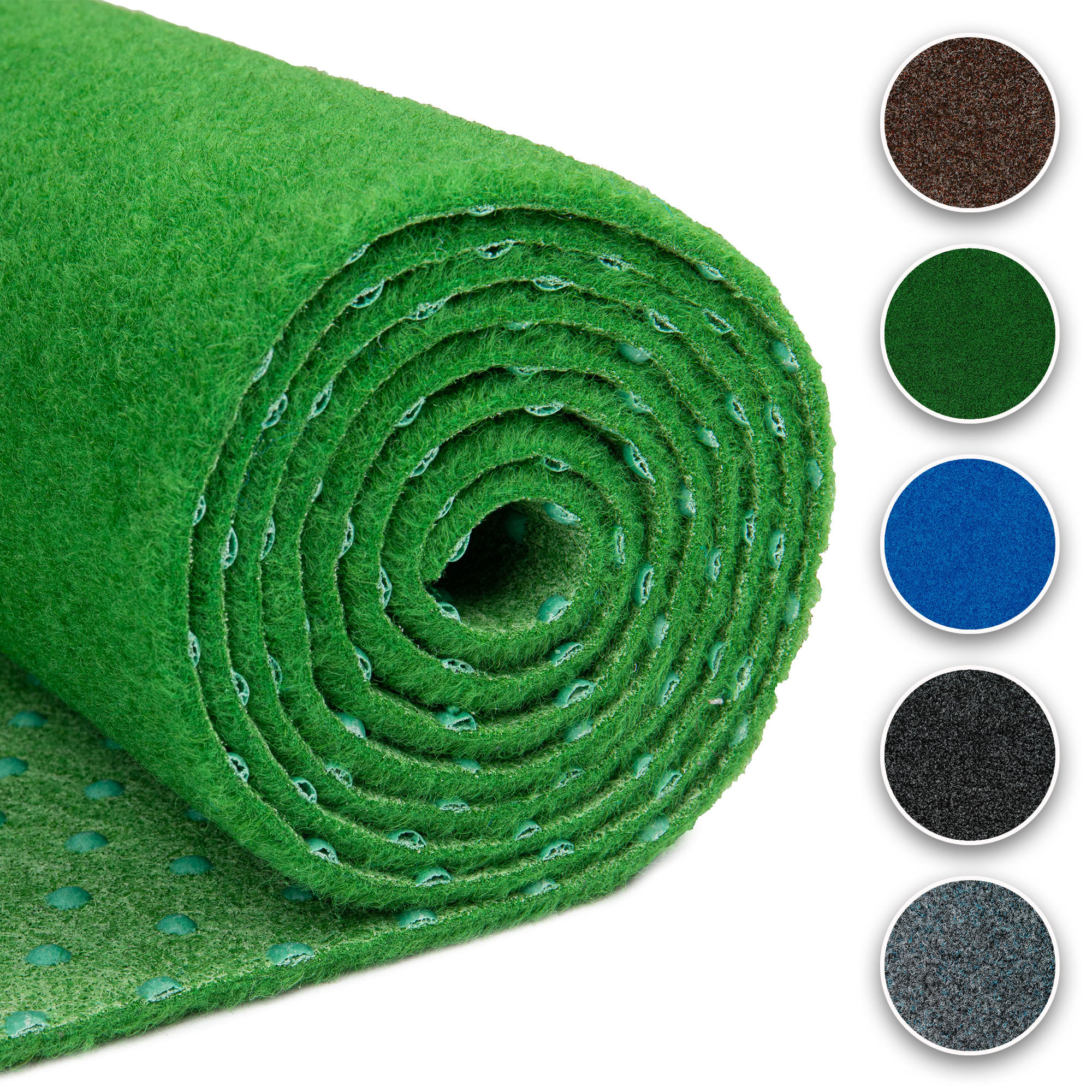 KUNSTRASEN Magic Forest 6,5 mm – Rasenteppich für Balkon, Terrasse & Garten, wetterfest 100/250 cm - Grün, Textil (100/250cm) - Tapiso