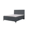 BOXSPRINGBETT SERANO mit Topper und Bettkasten, Grau, 140x200 cm - Grau, Textil (140/200cm) - KS Home Concept