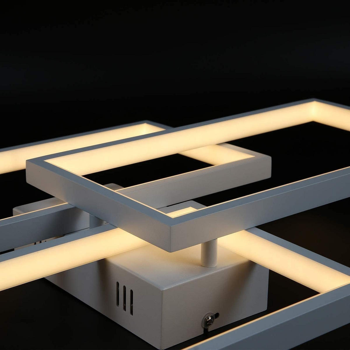 LED-DECKENLEUCHTE Irmgard 60/40/8.5 cm - Weiß, Metall (60/40/8.5cm) - Nettlife