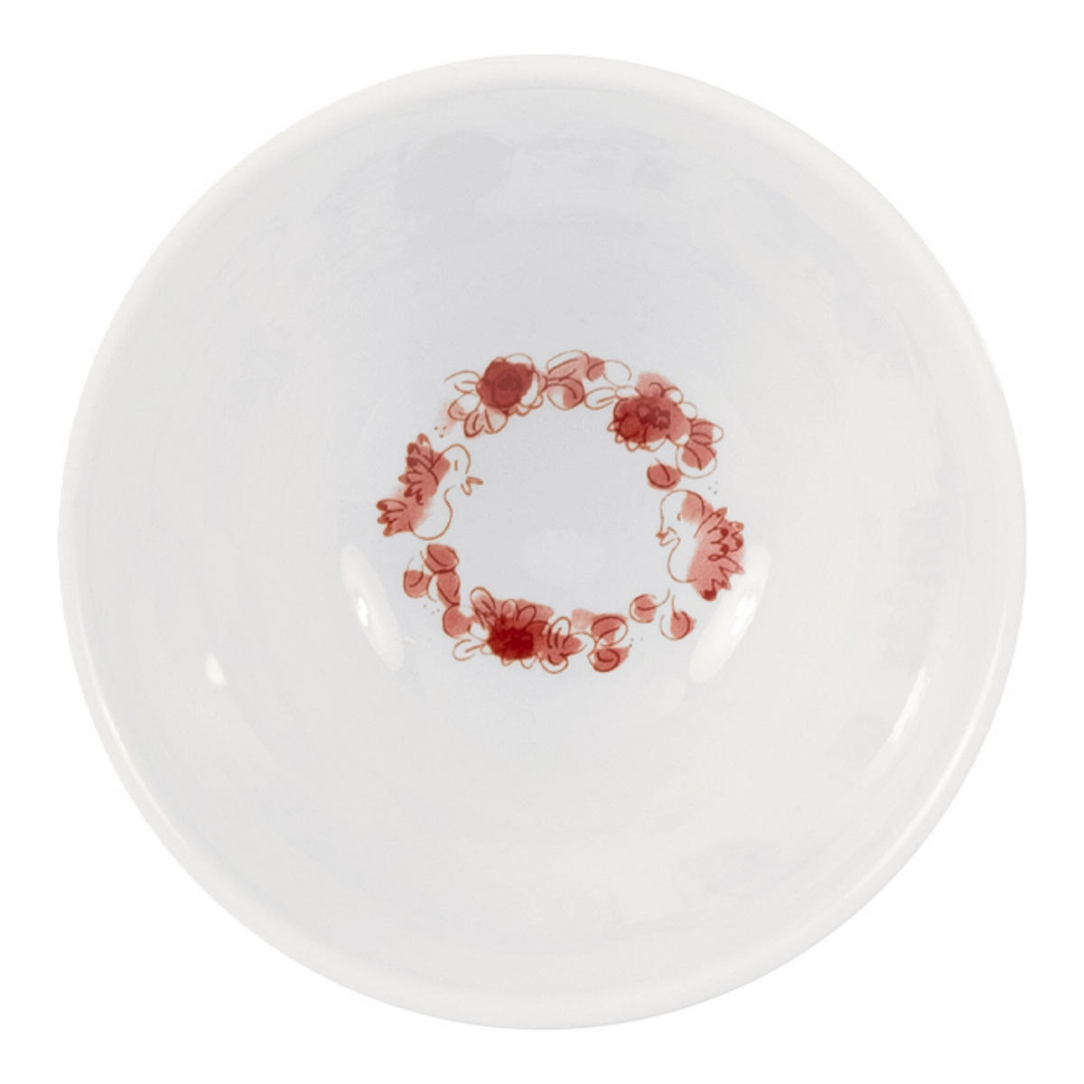SCHALE Romantik in Rot - 14cm - Rot, Keramik (14.3/9/14.3cm) - Blond Amsterdam