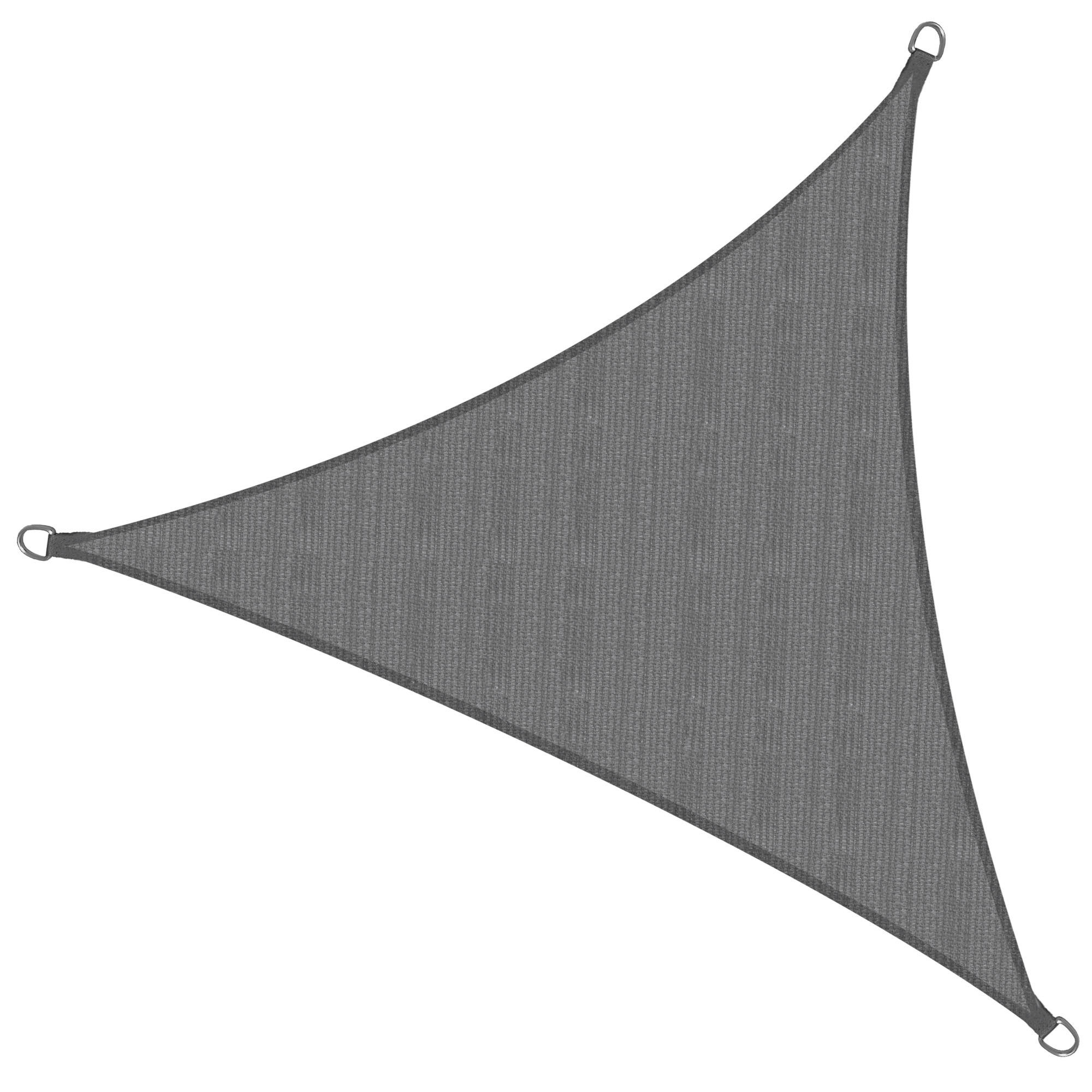 SONNENSEGEL SolVision HS9 200/200/200 cm dreieckig Anthrazit HDPE - Anthrazit, Kunststoff (200/200cm)