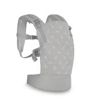 BABYTRAGE Wally 2 in 1 grau Bauchtrage, Rückentrage, Kopfstütze, Fronttasche, faltbar, 9 kg - Grau, Textil (11/35/20cm) - Lorelli