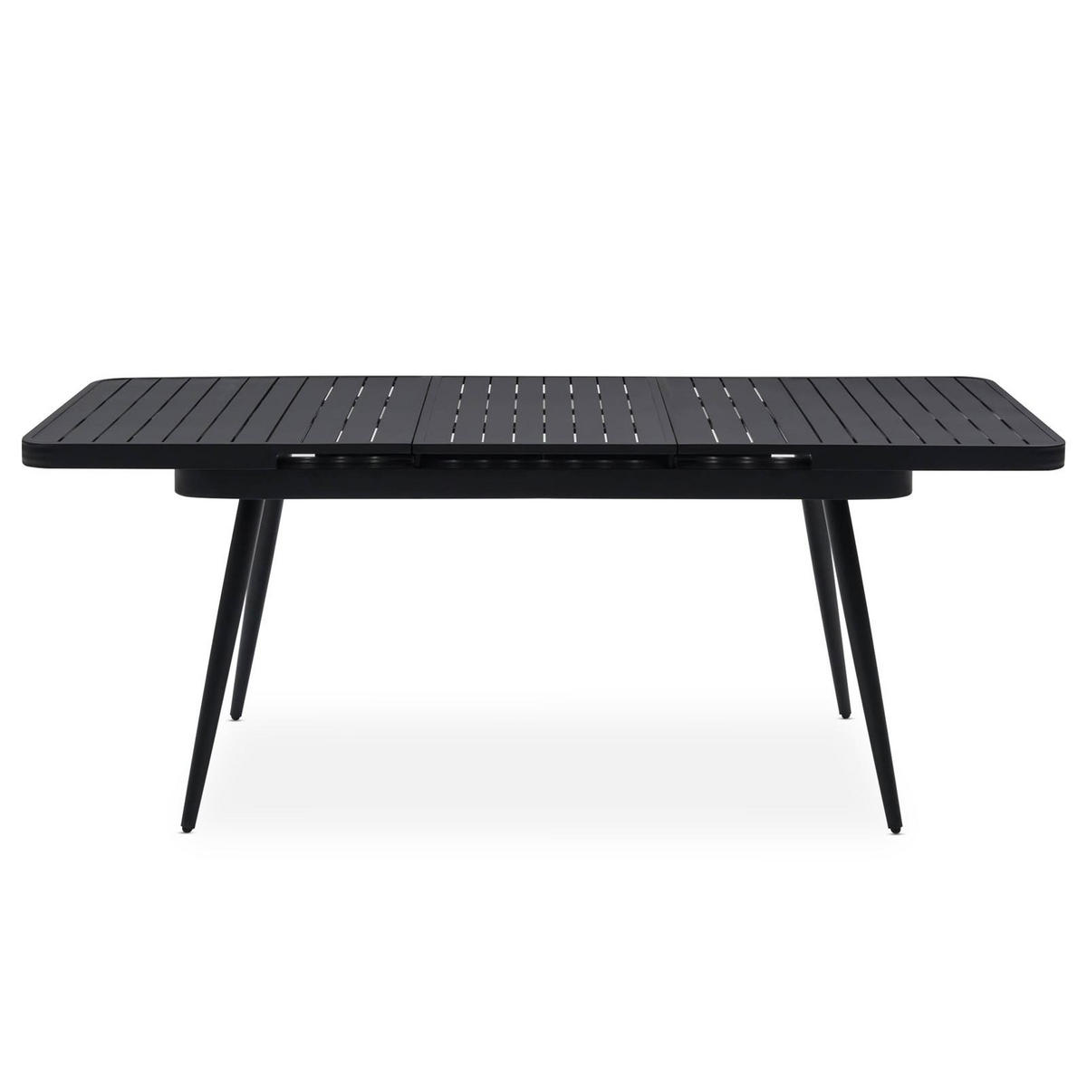 GARTENTISCH SUNNY - Schwarz, Metall (90/150/78cm) - IDIMEX