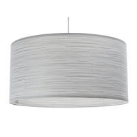 HÄNGELEUCHTE Grau 50/25 cm - Grau, Kunststoff (50/0.6/25cm) - ONZENO
