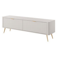 LOWBOARD LANTANA 163,2x38x51,2 cm mit 2 Türen Beige - Beige, Holzwerkstoff (163.2/51.2/38cm) - MASSENO