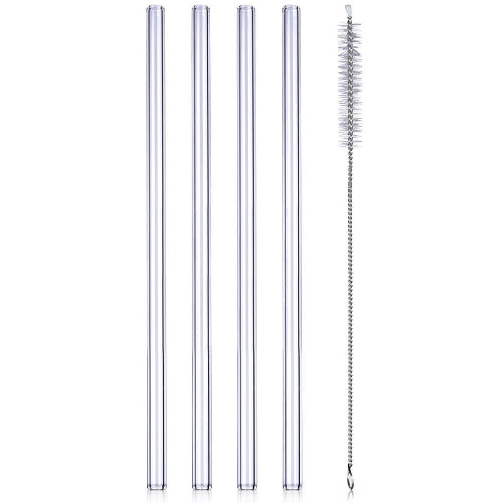 Excellent Houseware Trinkhalme Klar 20 cm
