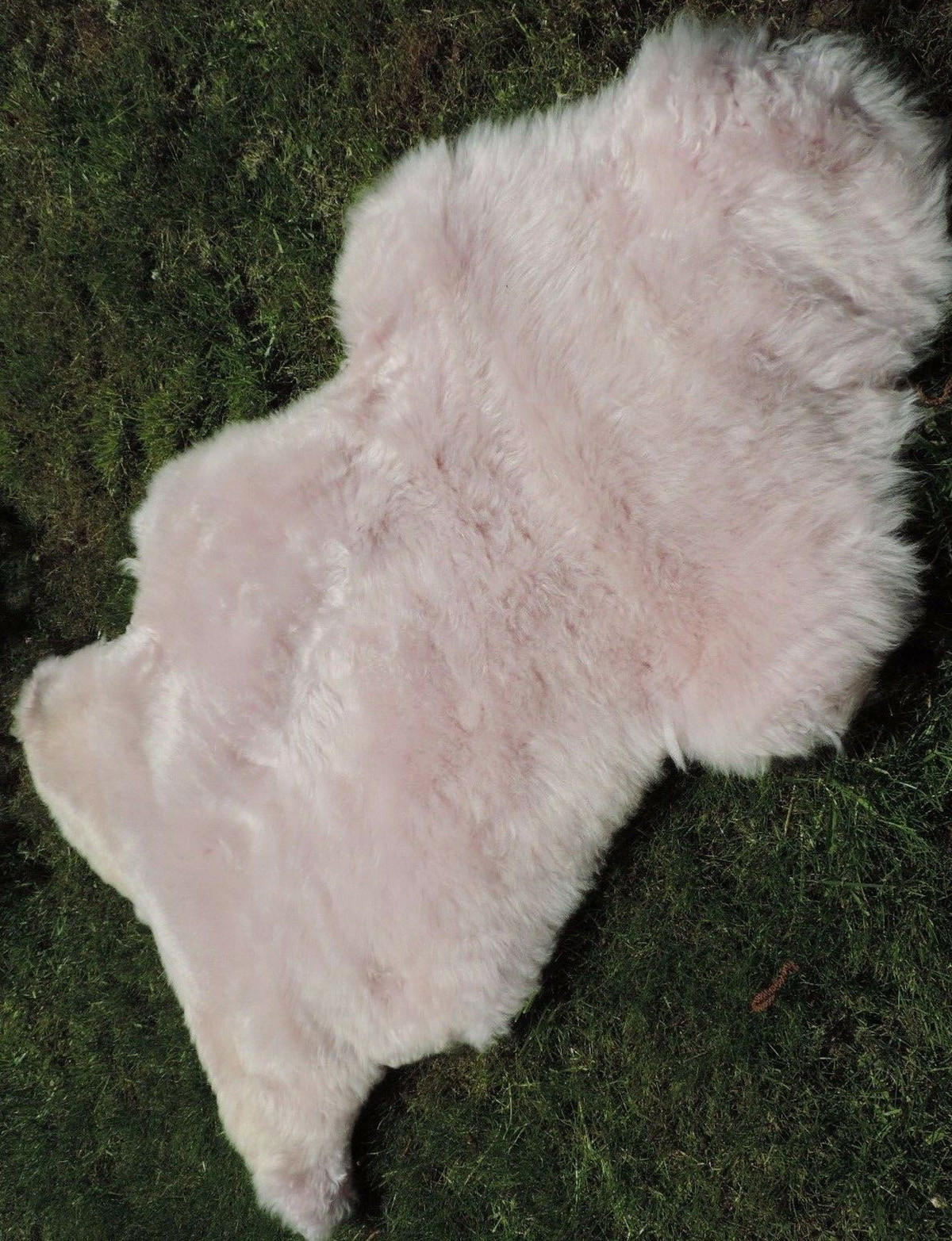 FELL Skandinavisches Schaffell Hellrosa ca. 110 cm - Rosa, Fell (60/110cm) - Provellus