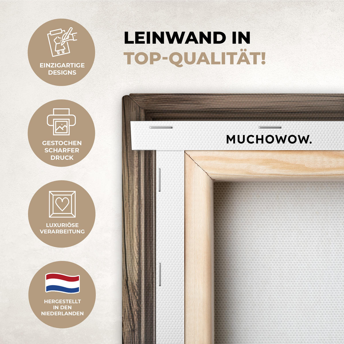 LEINWANDBILD Aussicht - Fenster - Leuchtturm - Sonnenuntergang - Strand Wandbilder 80x60 cm - Dunkelorange, Textil (80/60cm) - MuchoWow