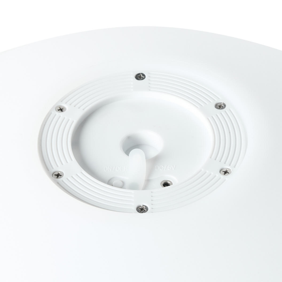 LED KROGLASTA SVETILKA bela Jocoy - bela, umetna masa (50/50/49cm) - Beliani