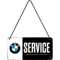 HÄNGESCHILD 10/20 cm BMW Service - Multicolor, Metall (20/10/0.2cm) - Nostalgic-Art