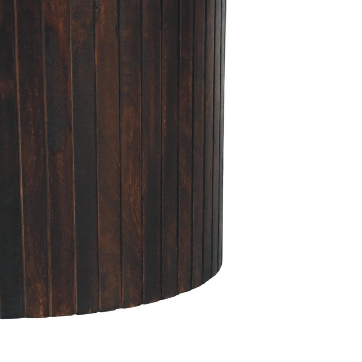 COUCHTISCH mit Samt-Mokka-Finish, Marmor, weiß und dunkelbraun - Dunkelbraun, Holz (82/82/42cm) - Artisan Furniture