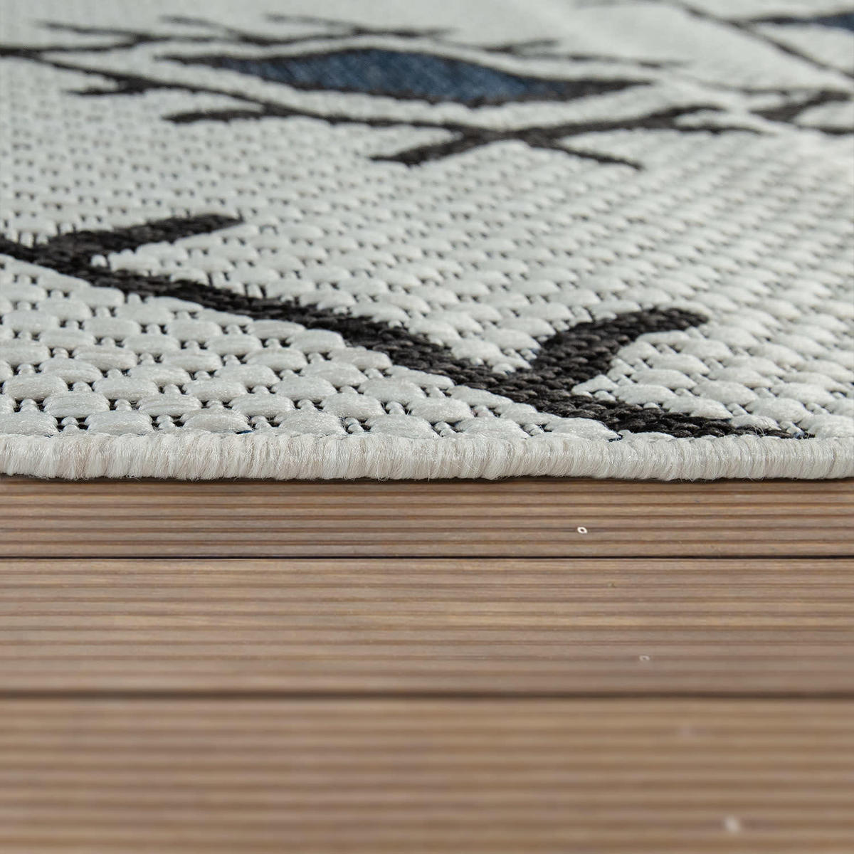 OUTDOORTEPPICH 120/160 cm Kuba 124 - Blau, Kunststoff (120/160cm) - Paco Home