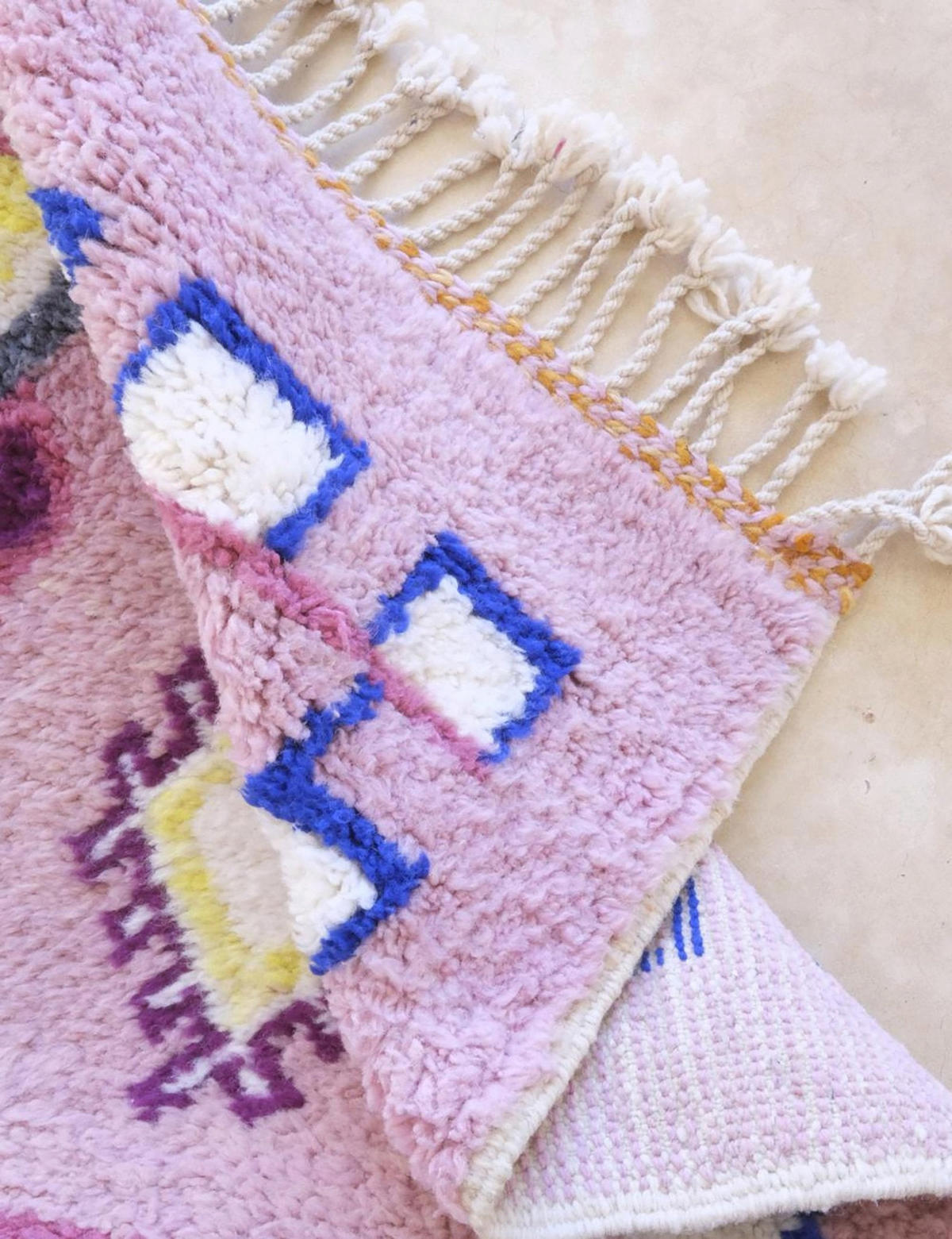 BERBERTEPPICH aus reiner Wolle 150x 216 cm - Multicolor, Naturmaterialien (150/216cm) - AFK Living