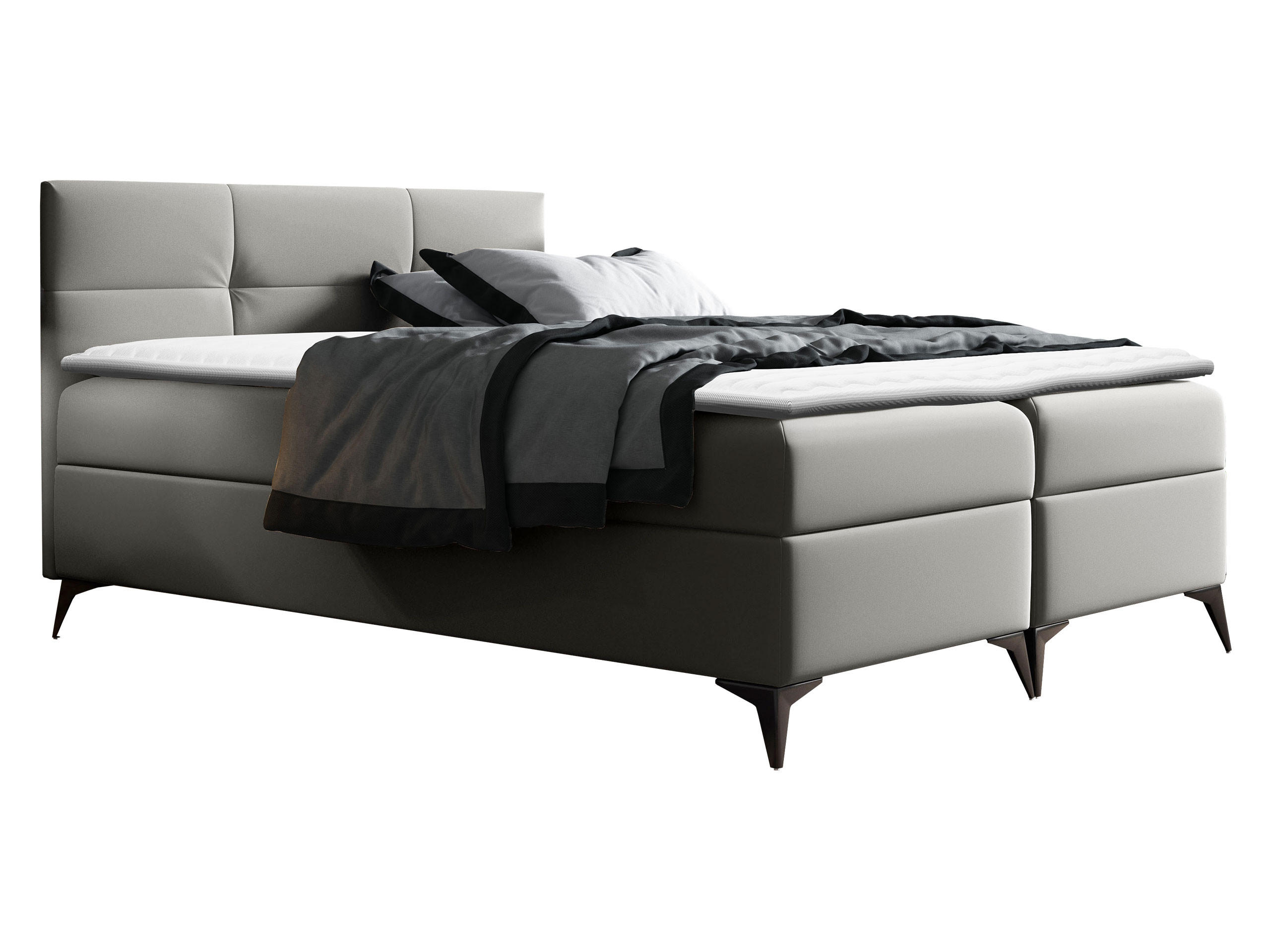 BOXBETT Figaro - Grau, Holz (120/200cm) - MIRJAN24