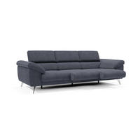 LINEARSOFA Donatello - Blaugrau, Metall (265/76/102cm) - Divani.store