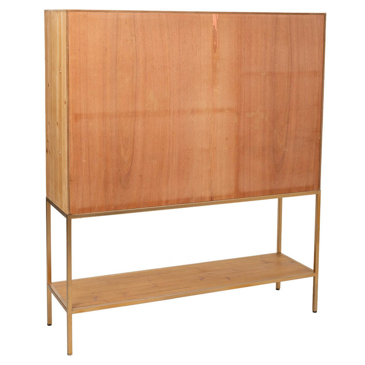 HIGHBOARD aus Holz und Metall, 120x38x140 cm braun - Braun, Holz (120/139.5/37.5cm) - Wanderlust